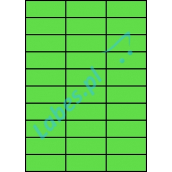 Etykiety A4 kolorowe 70x29,7 – zielone